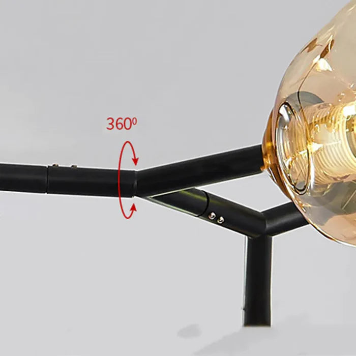 Nowoczesny żyrandol molekularny – Lampa sufitowa