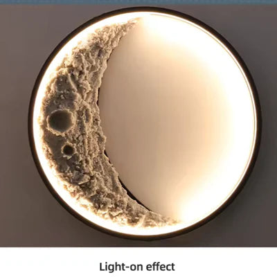 Lampa Ścienna LED 3D Księżyc