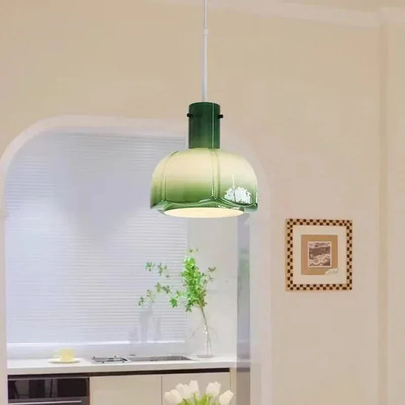 Kreatywna Szklana Lampa Wisząca do Salonu i Jadalni