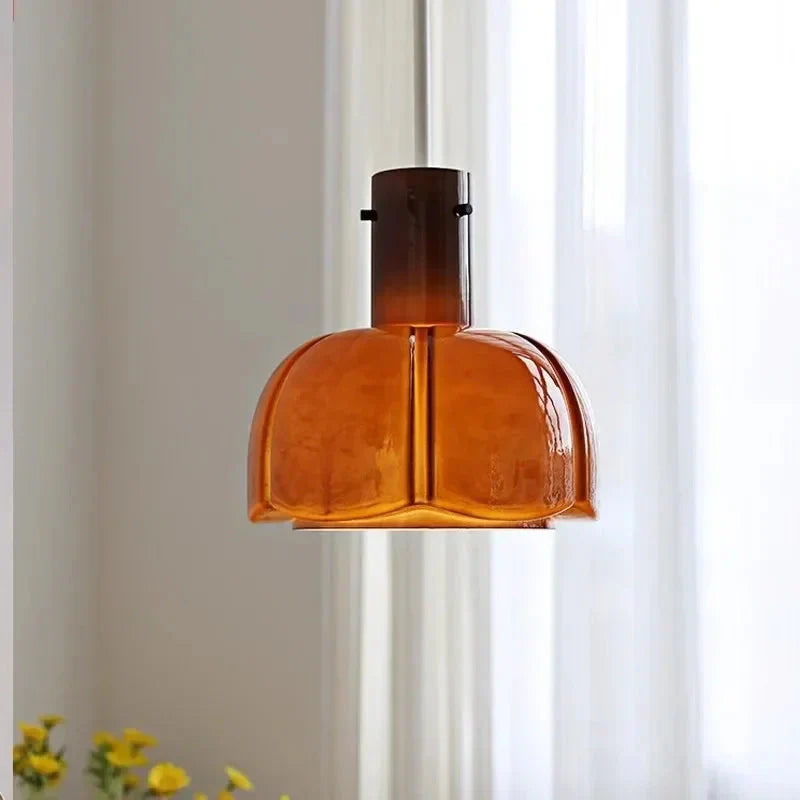 Kreatywna Szklana Lampa Wisząca do Salonu i Jadalni