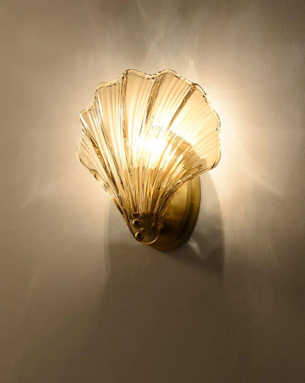 Kinkiet Ścienny Lampa LED w Kształcie Muszli