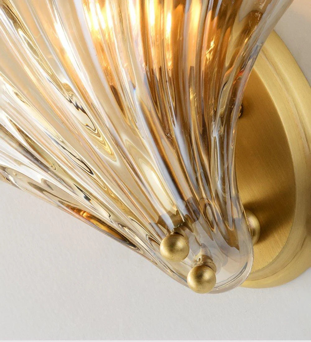Kinkiet Ścienny Lampa LED w Kształcie Muszli