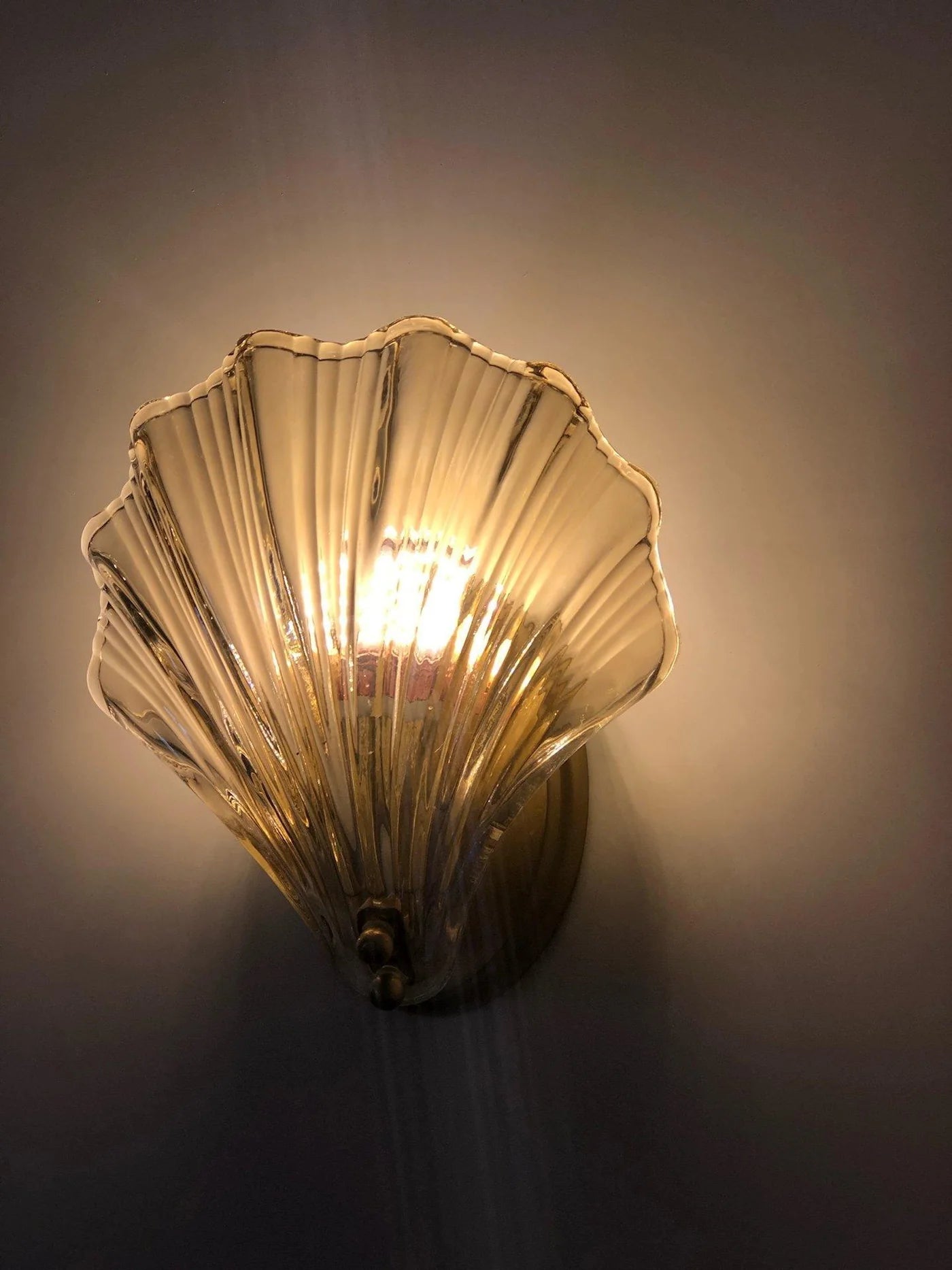 Kinkiet Ścienny Lampa LED w Kształcie Muszli