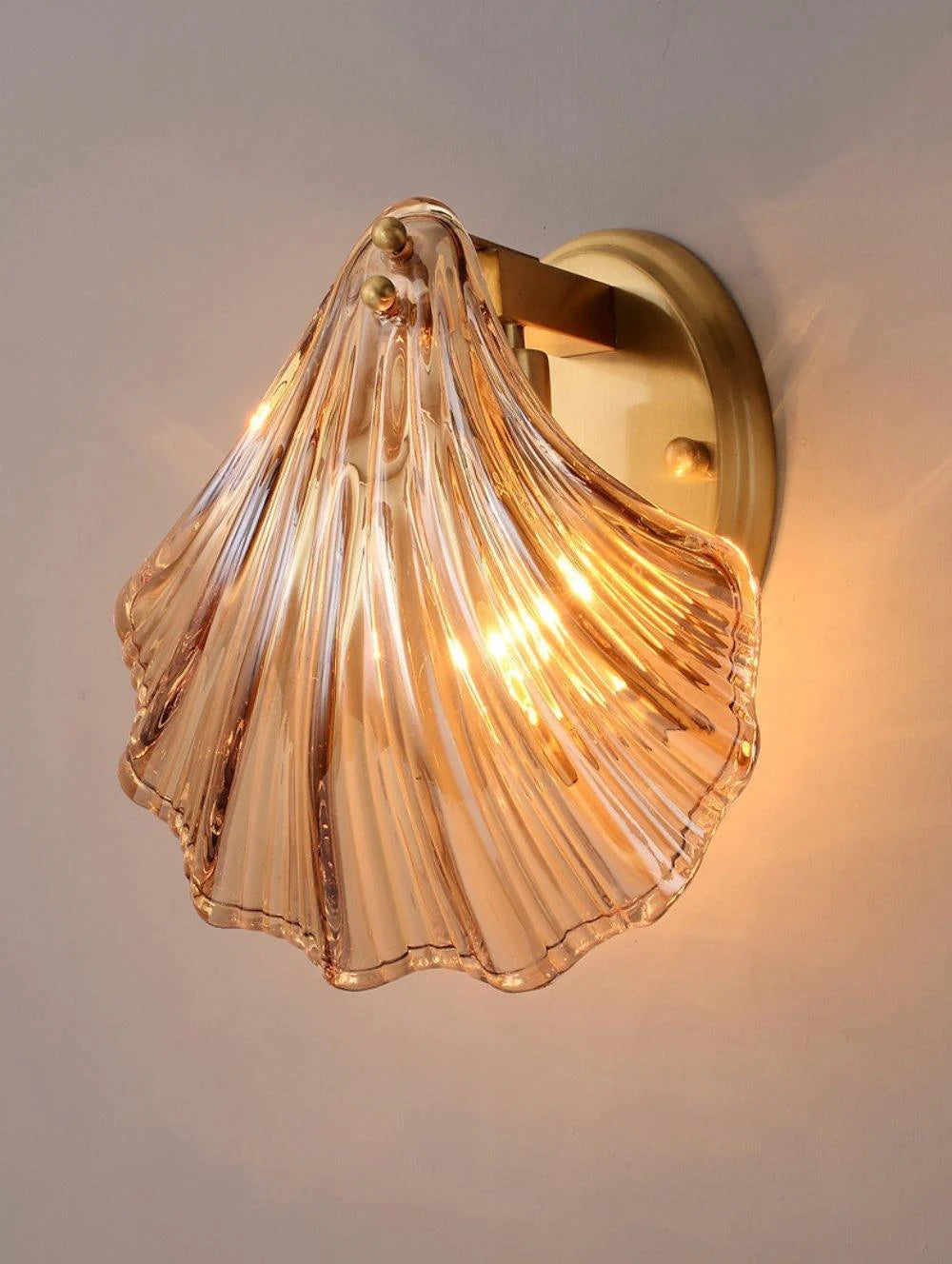 Kinkiet Ścienny Lampa LED w Kształcie Muszli