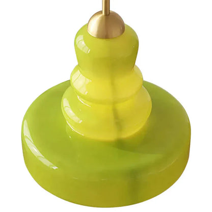 Designerska Lampa Wisząca z Mlecznego Szkła Bauhaus