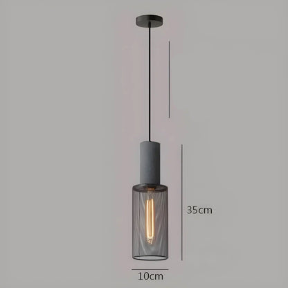 Industrialna lampa wisząca loft LED z metalowym kloszem siatkowym