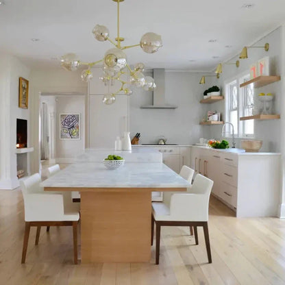 Designerski żyrandol molekularny 8-ramienny – nowoczesna lampa sufitowa LED