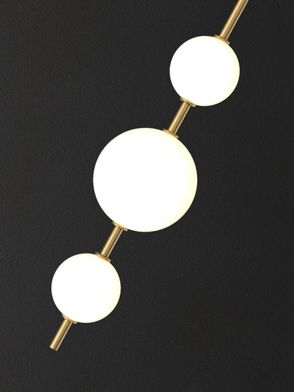 Nowoczesny Kinkiet Geometryczny z Kulami LED
