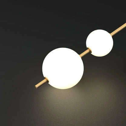 Nowoczesny Kinkiet Geometryczny z Kulami LED