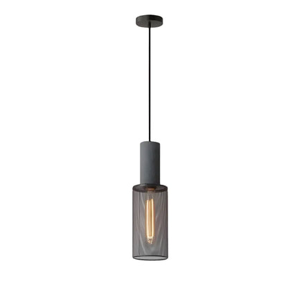 Industrialna lampa wisząca loft LED z metalowym kloszem siatkowym