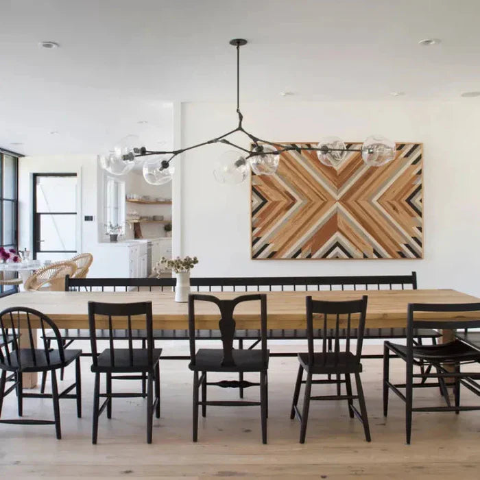 Designerski żyrandol molekularny 8-ramienny – nowoczesna lampa sufitowa LED