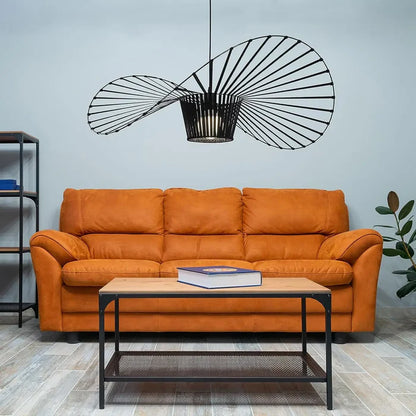 Nowoczesna lampa wisząca – rzeźbiarska forma w spiralnym kształcie