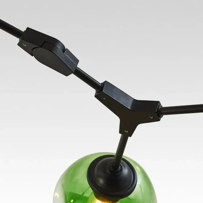 Designerski żyrandol molekularny 8-ramienny – nowoczesna lampa sufitowa LED