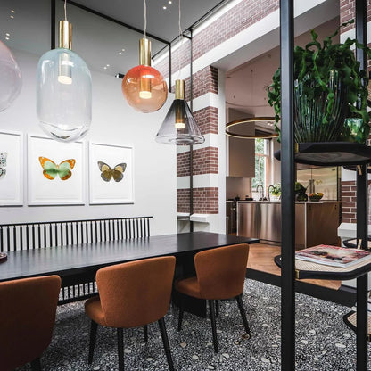 Designerska Lampa Wisząca LED – Nowoczesne Formy ze Szkła