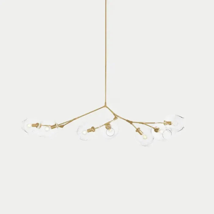 Designerski żyrandol molekularny 8-ramienny – nowoczesna lampa sufitowa LED