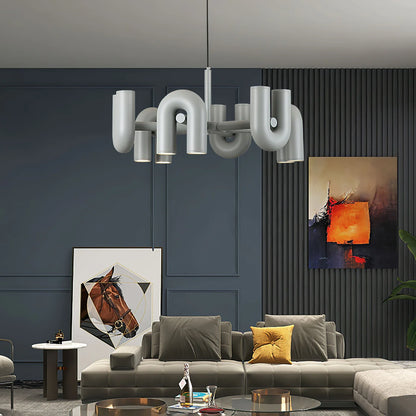 Designerska Lampa Wisząca o Rzeźbiarskiej Formie – Nowoczesne Oświetlenie