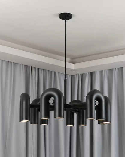 Designerska Lampa Wisząca o Rzeźbiarskiej Formie – Nowoczesne Oświetlenie