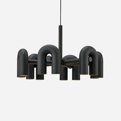 Designerska Lampa Wisząca o Rzeźbiarskiej Formie – Nowoczesne Oświetlenie