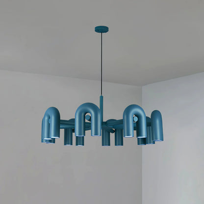 Designerska Lampa Wisząca o Rzeźbiarskiej Formie – Nowoczesne Oświetlenie