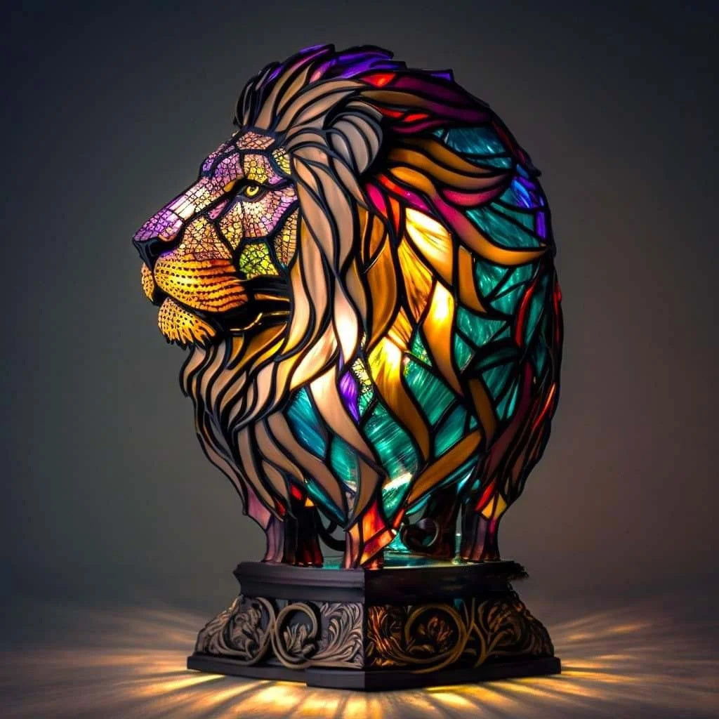Artystyczna lampa stołowa w kształcie zwierzęcia 12