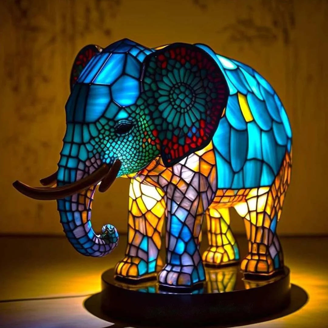 Artystyczna lampa stołowa w kształcie zwierzęcia 13
