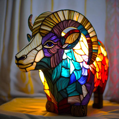 Artystyczna lampa stołowa w kształcie zwierzęcia 17