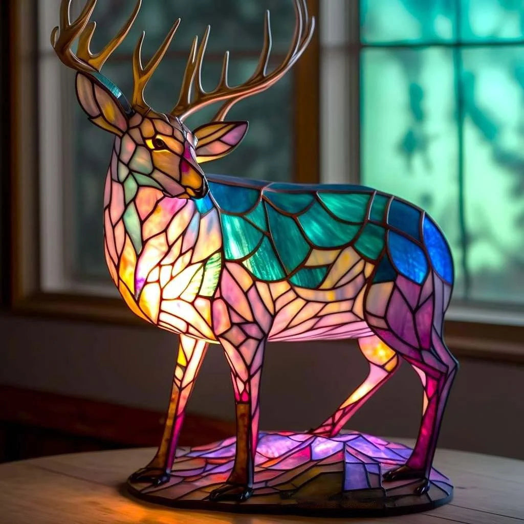 Artystyczna lampa stołowa w kształcie zwierzęcia 2
