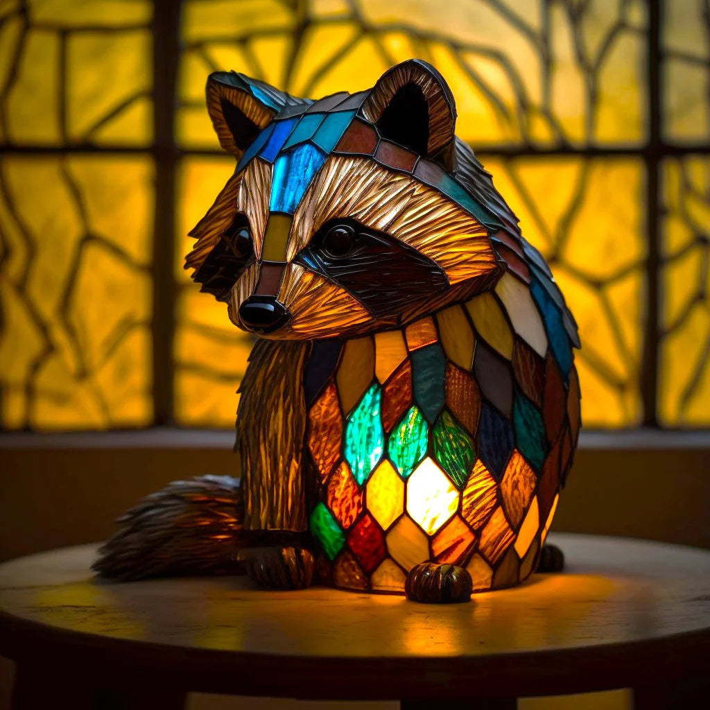 Artystyczna lampa stołowa w kształcie zwierzęcia 5