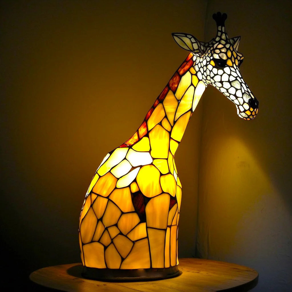 Artystyczna lampa stołowa w kształcie zwierzęcia 8