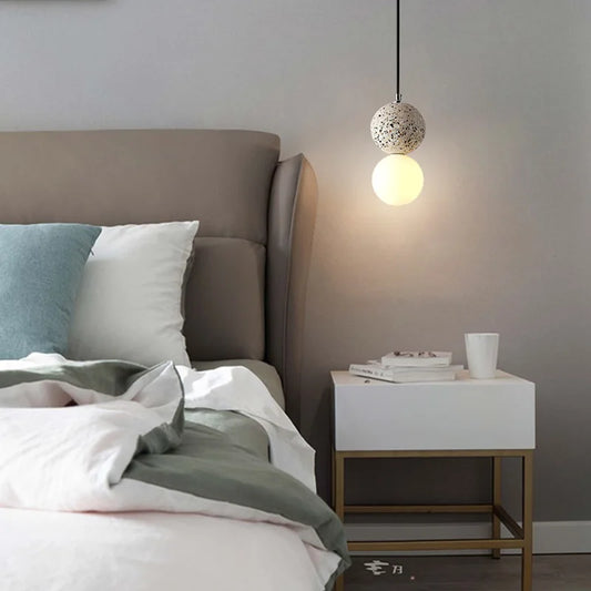 Lampa Wisząca LED „Podwójna Kula”