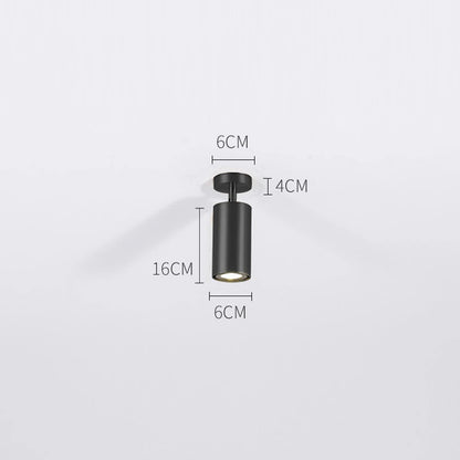 Nowoczesny plafon sufitowy LED z regulowanymi reflektorami – lampa listwa 1/2/3/4 punkty