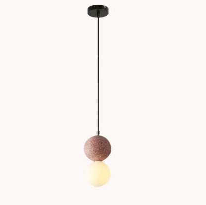 Lampa Wisząca LED „Podwójna Kula”