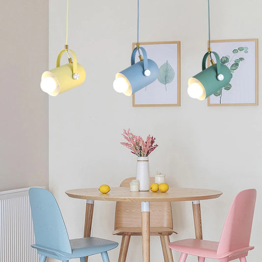 Nowoczesna regulowana lampa wisząca – kolorowa designerska lampa sufitowa