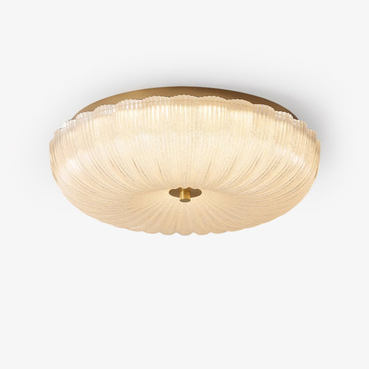 Lampa sufitowa Halo ze szkła ryflowanego 1