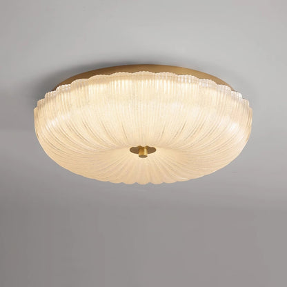 Lampa sufitowa Halo ze szkła ryflowanego 15