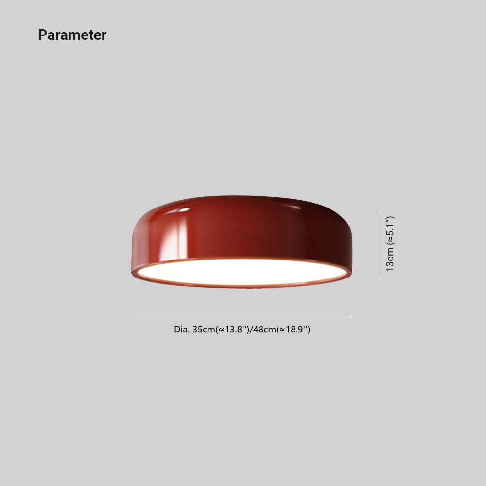 Lampa sufitowa LED Aria Vintage metalowa do sypialni i kuchni 4