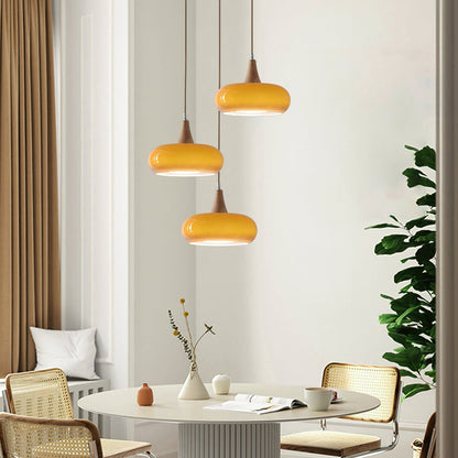 Lampa wisząca Charlotte drewniana 1/2/3 punkty świetlne 6