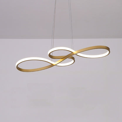 Lampa wisząca Durell w stylu nordyckim – czarna/biała/złota 6