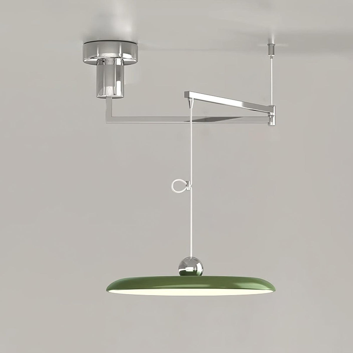 Lampa wisząca Flux Morandi z regulowanym ramieniem 36