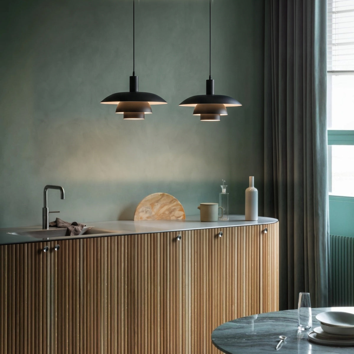 Lampa wisząca Irda w duńskim stylu 9