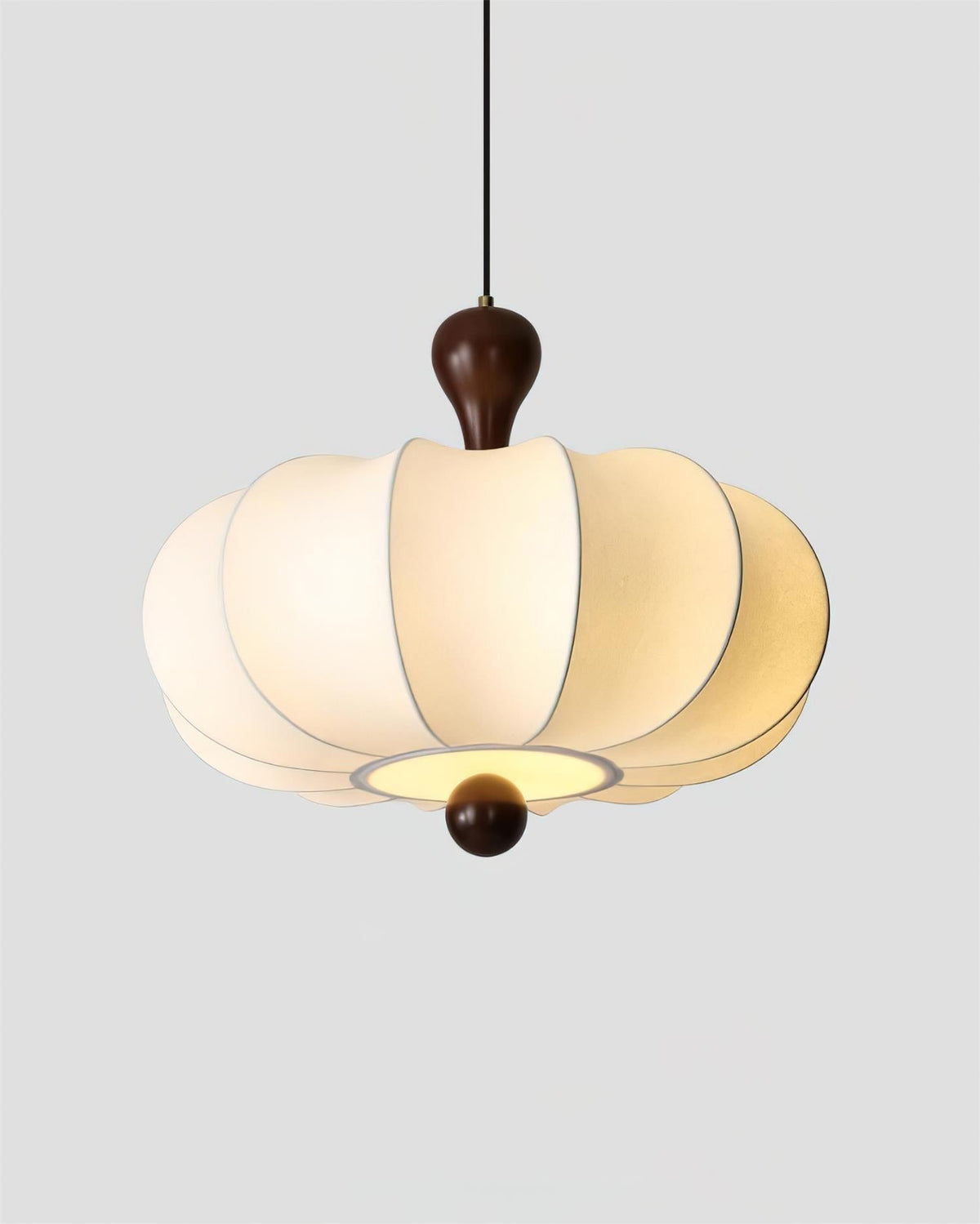 Lampa wisząca rzeźbiona Jovian biała 11