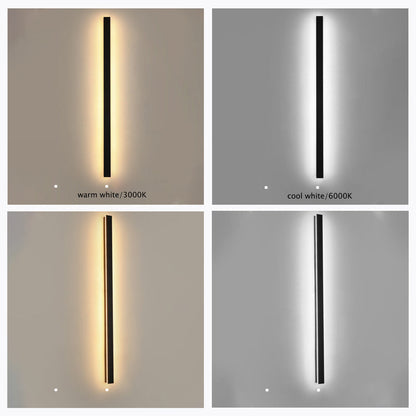 Liniowa zewnętrzna lampa ścienna Silex 16