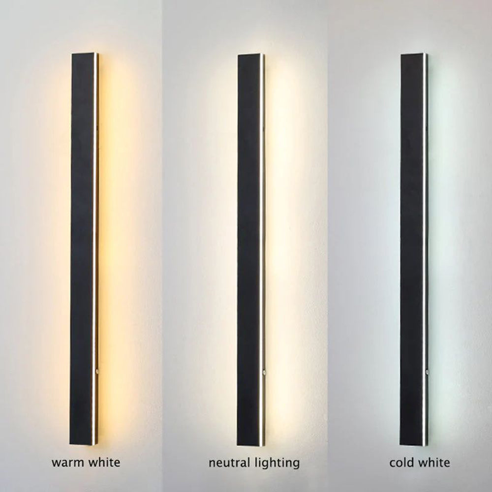 Liniowa zewnętrzna lampa ścienna Silex 28