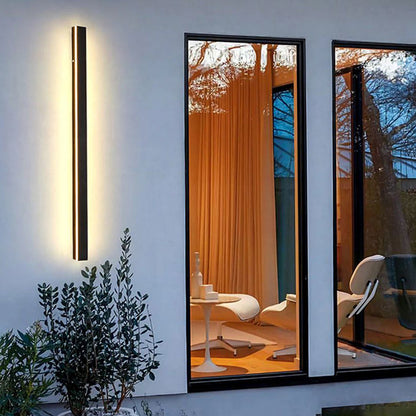 Liniowa zewnętrzna lampa ścienna Silex 30