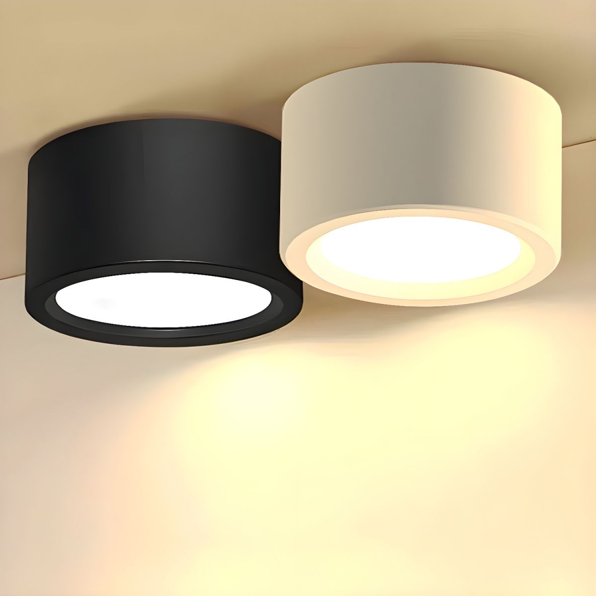 Nowoczesna cylindryczna lampa sufitowa LED 2