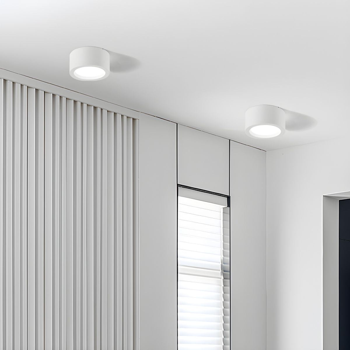 Nowoczesna cylindryczna lampa sufitowa LED 4