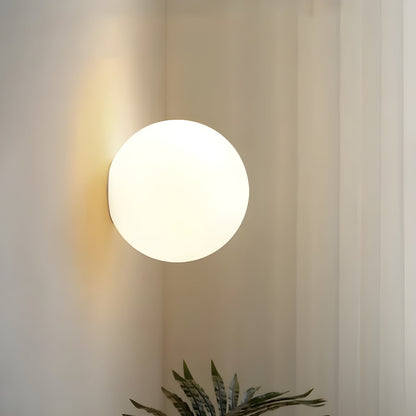 Nowoczesna lampa ścienna ze szkła matowego 7
