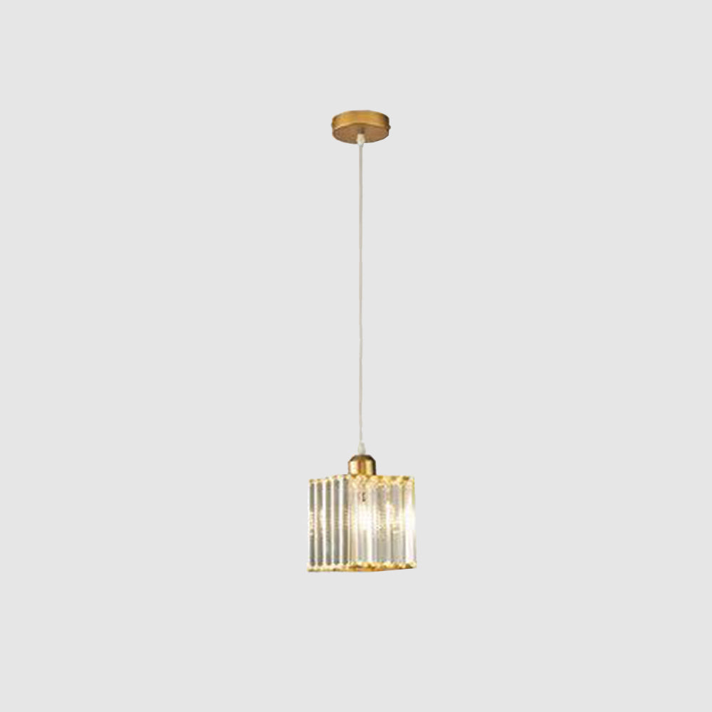Nowoczesna lampa wisząca Vina z kloszem szklanym, czarna/złota 15