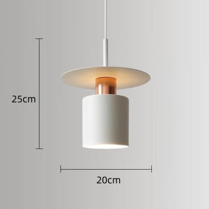 Nowoczesna Lampa Wisząca Skandynawska z Geometrycznym Akcentem