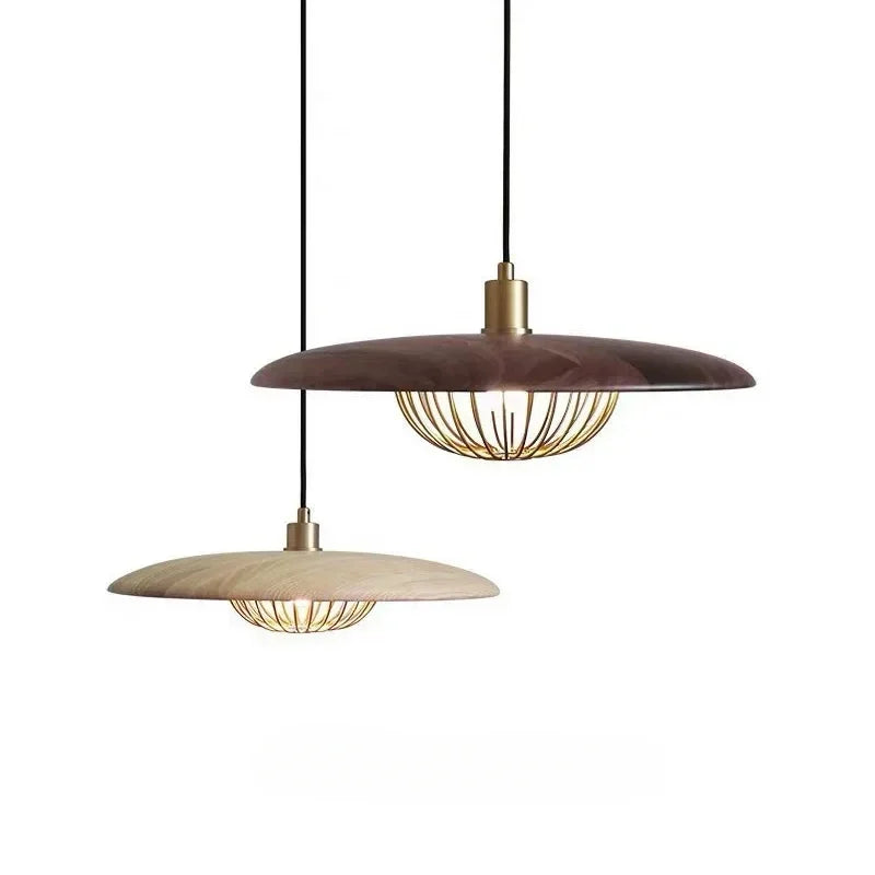 Industrialna Lampa Wisząca z Metalowym Kloszem i Ażurowym Koszykiem